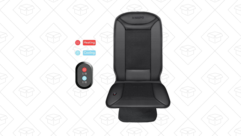 Naipo Seat Cushion with Heating and Cooling, $50 with promo code KY76786E